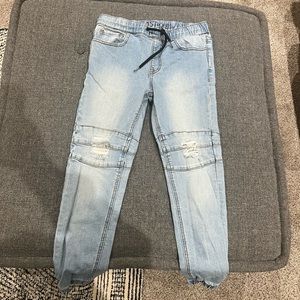 Jogger jeans, like new, size youth small (10)